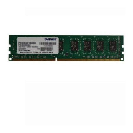 Patriot Memory 4GB DDR3 PC3 12800 1600MHz, PSD34G16002 PSD34G16002 | Zoro